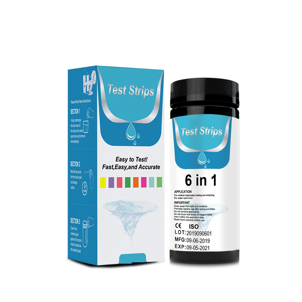 Alat Strip Test Tes Kualitas Air Water PH Alkalinity Chlorine Nitrite