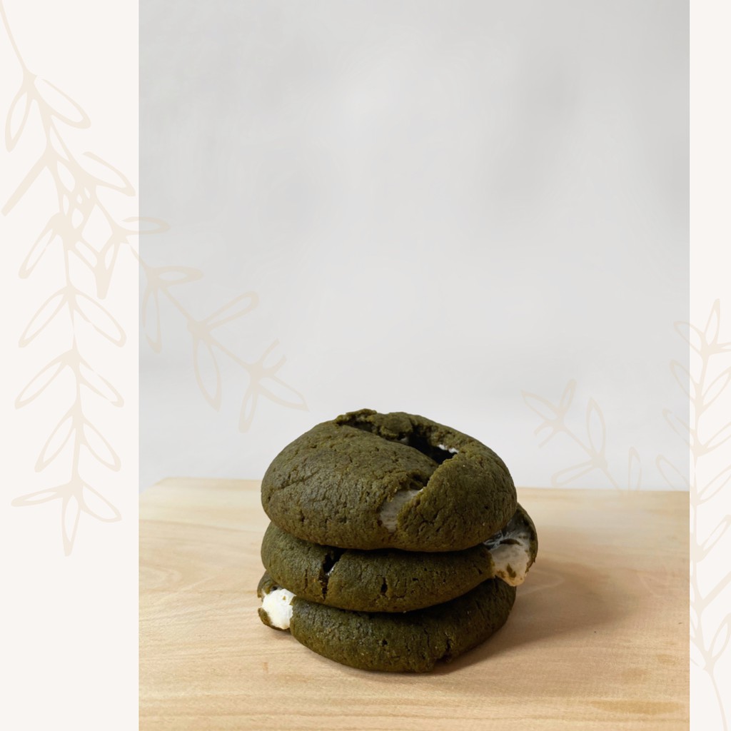 

Smashmallow green tea cookies