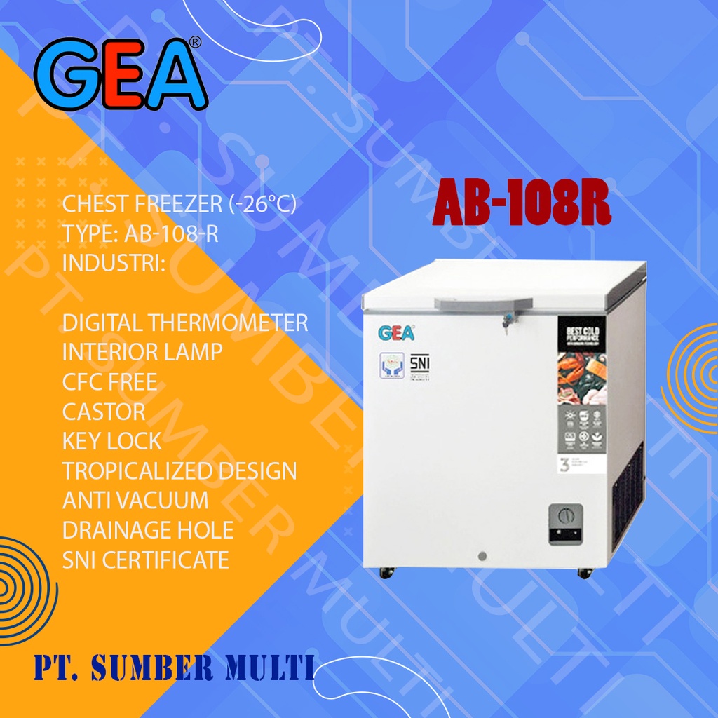 CHEST FREEZER GEA AB-108 - Freezer 100 Liter