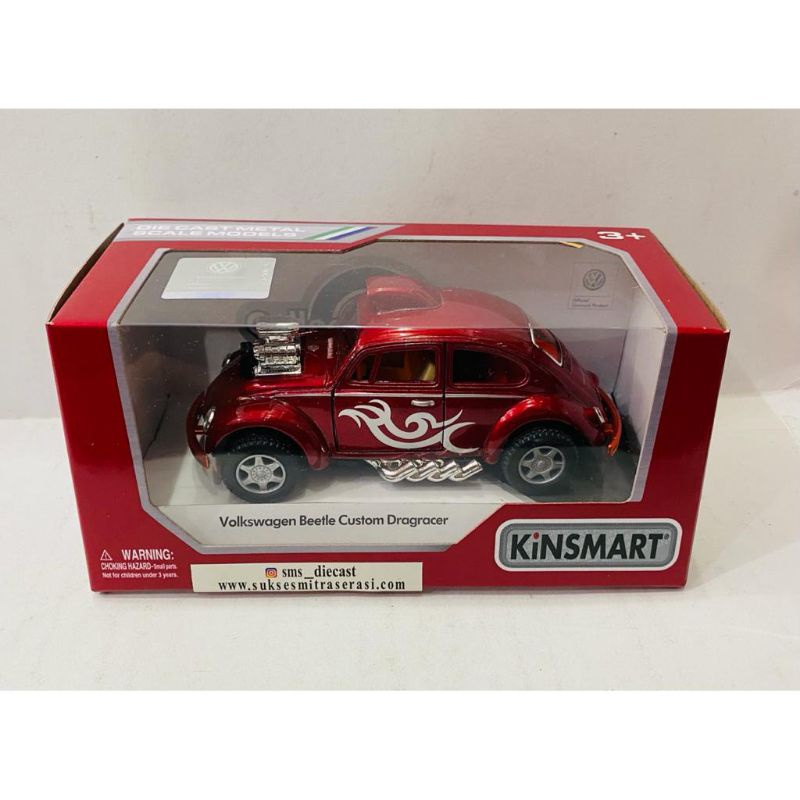 Diecast Kinsmart Volkswagen Beetle Custom Dragracer