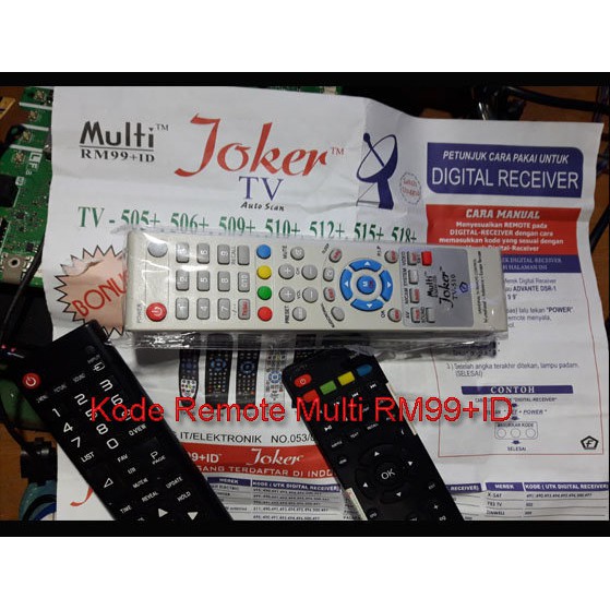 Remote Joker Multi Rm99 Id Untuk Semua Tv Shopee Indonesia