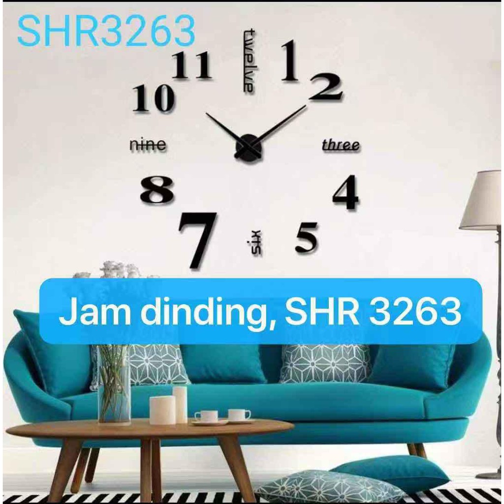SHENAR JAM DINGDING / AKSESORIS RUMAH/JAM MANUAL/ JAM RAKSASA / DEKOSARI RUANGAN / JAM DINGDING DIY