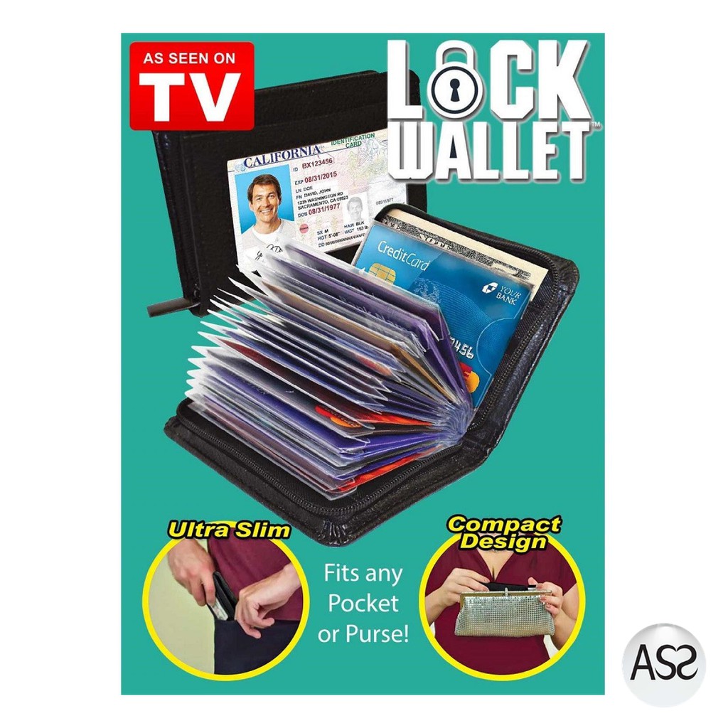 ASS Shop - Block Wallet Dompet Kartu Kredit Secure RFID Blocking - 789522