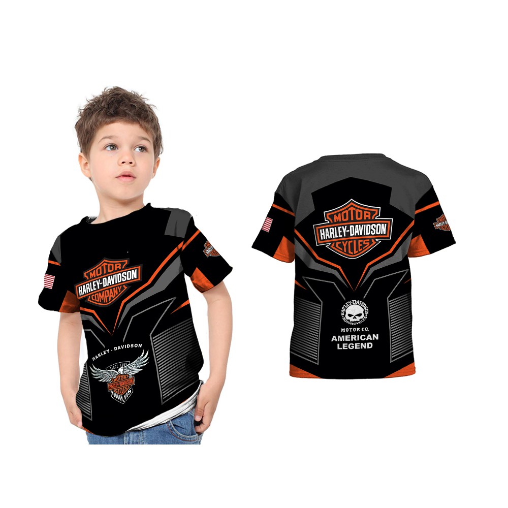 T Shirt Anak New Design Harley Davidson Art 4 3d Fullprint Sublimation Shopee Indonesia - t shirt wanita lengan panjang new roblox 3d fullprint sublimation