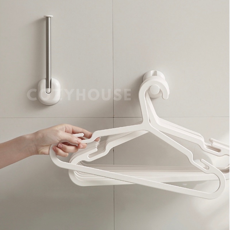NEVAL Foldable Cloth Hanger Holder | Tempat penyimpanan gantungan baju