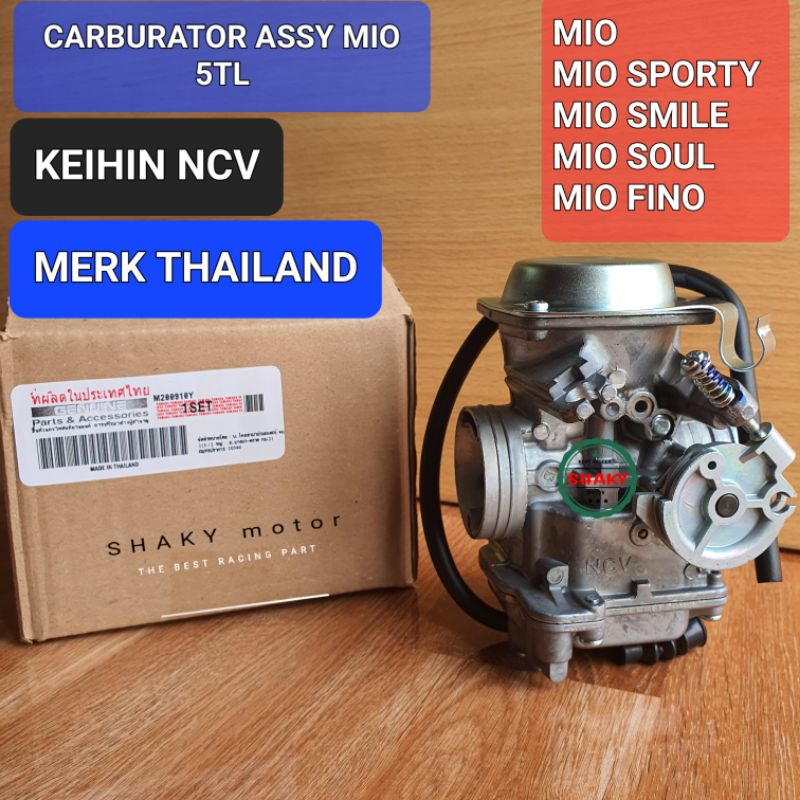 KARBURATOR MIO SPORTY/MIO SMILE/MIO GARNIS/ MIO SOUL/FINO KEIHIN NCV MERK THAILAND