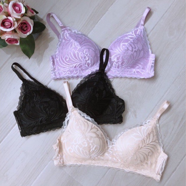 Bra Fashion (K-F49) tanpa kawat dan busa normal / Pakaian dalam wanita dewasa