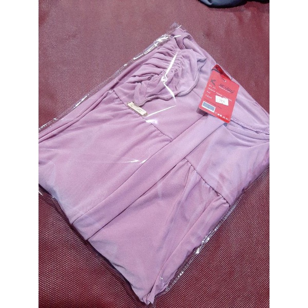 GAMIS JERSEY PREMIUM model AMORI DRESS ABAYA | RFILLY-Pink