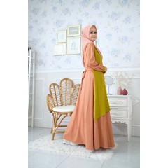 gamis outerwear rompi dress muslim