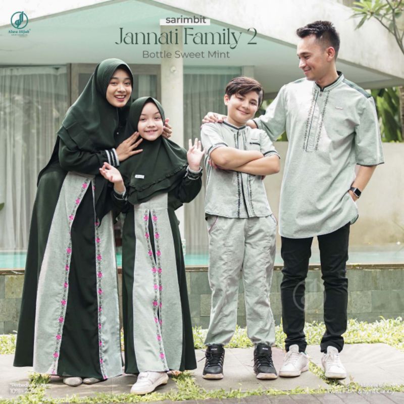 GAMIS SET DEWASA JANNATI FAMILY SERIES BY ALWAHIJAB