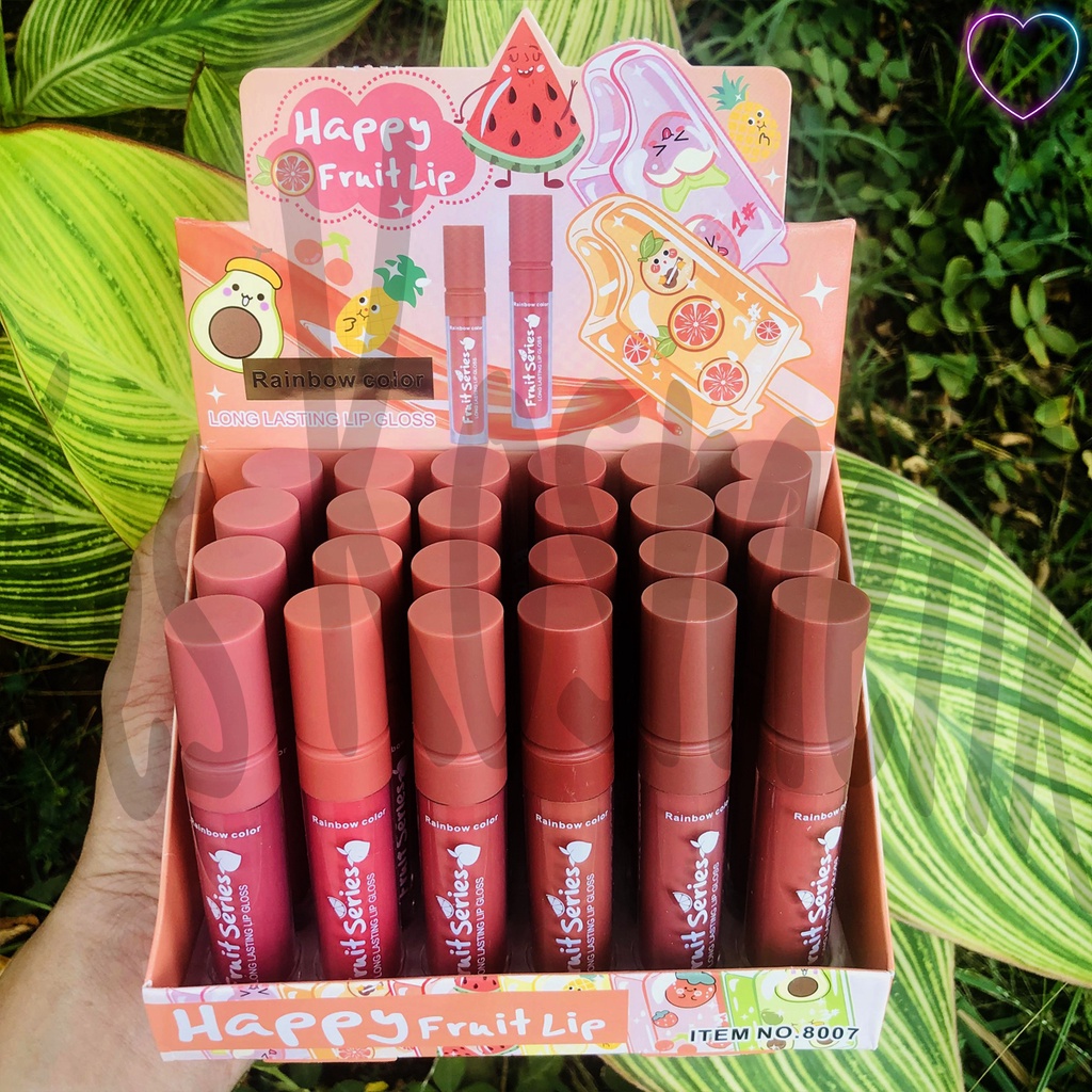 [LUSINAN] Rainbow Color Lipgloss / Grosir Kosmetik