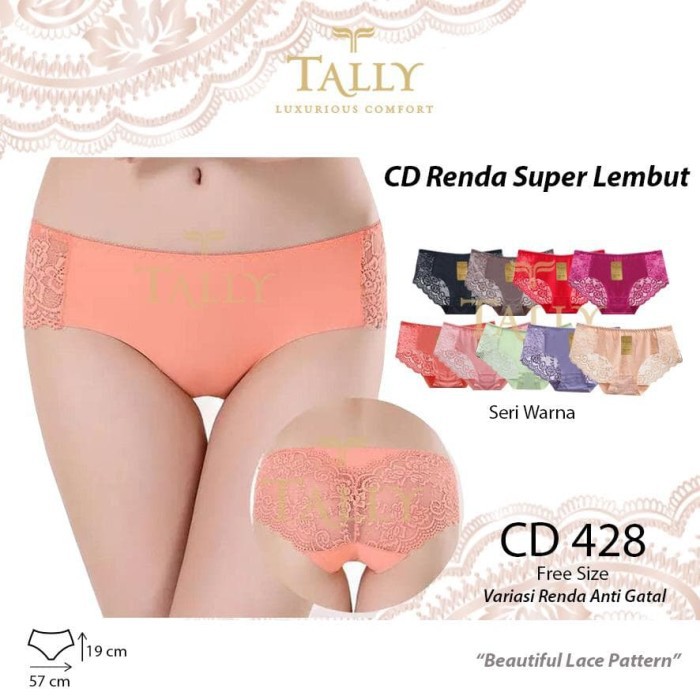 CD TALLY 428 CELANA DALAM SEAMLESS BRUKAT