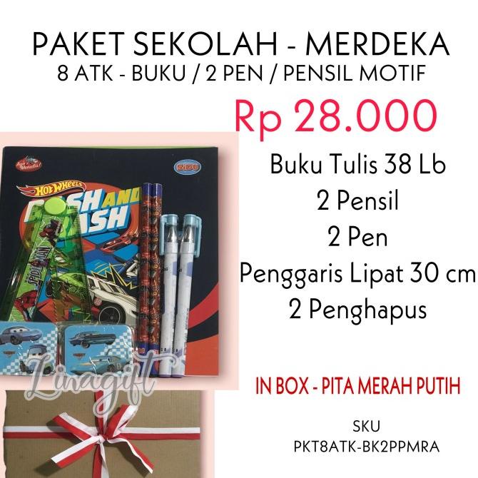 

Set Sekolah Merdeka - HADIAH LOMBA 17 AGUSTUS HUT RI ALAT TULIS