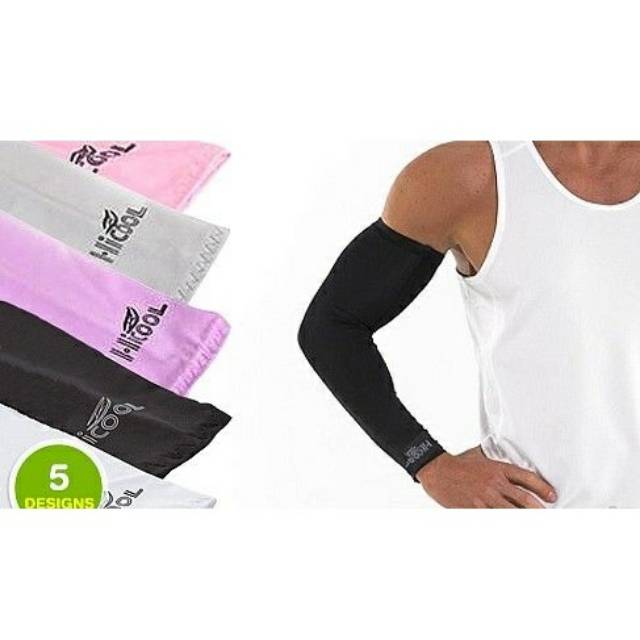 (MAINANKYU) Hi Cool Arm UV Protection Cover / Sarung Pelindung Lengan- Hitam