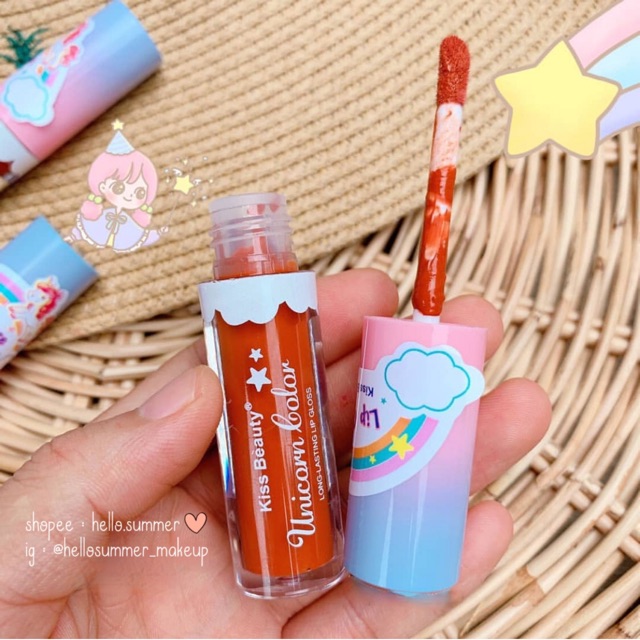 [ORI THAILAND] Kiss Beauty Unicorn Matte Lipcream