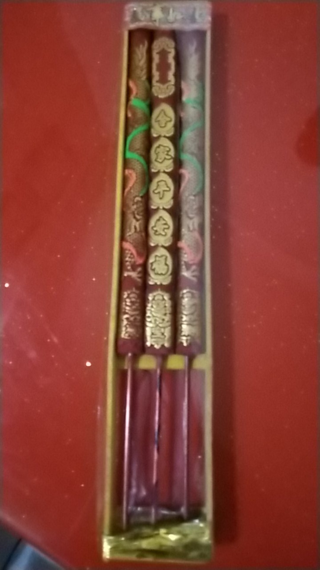 Hio Dupa Naga 3 Batang Ukuran 40cm | Sembahyang Tian Thi Kong