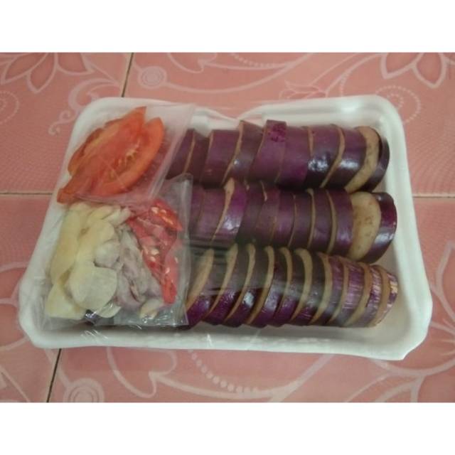 

Sayur Terong ungu tumis siap masak