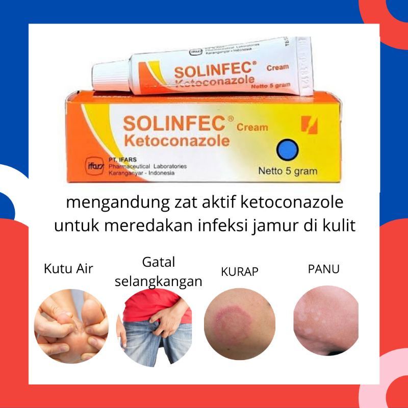 SOLINFEC KRIM 5g OBAT JAMUR KULIT