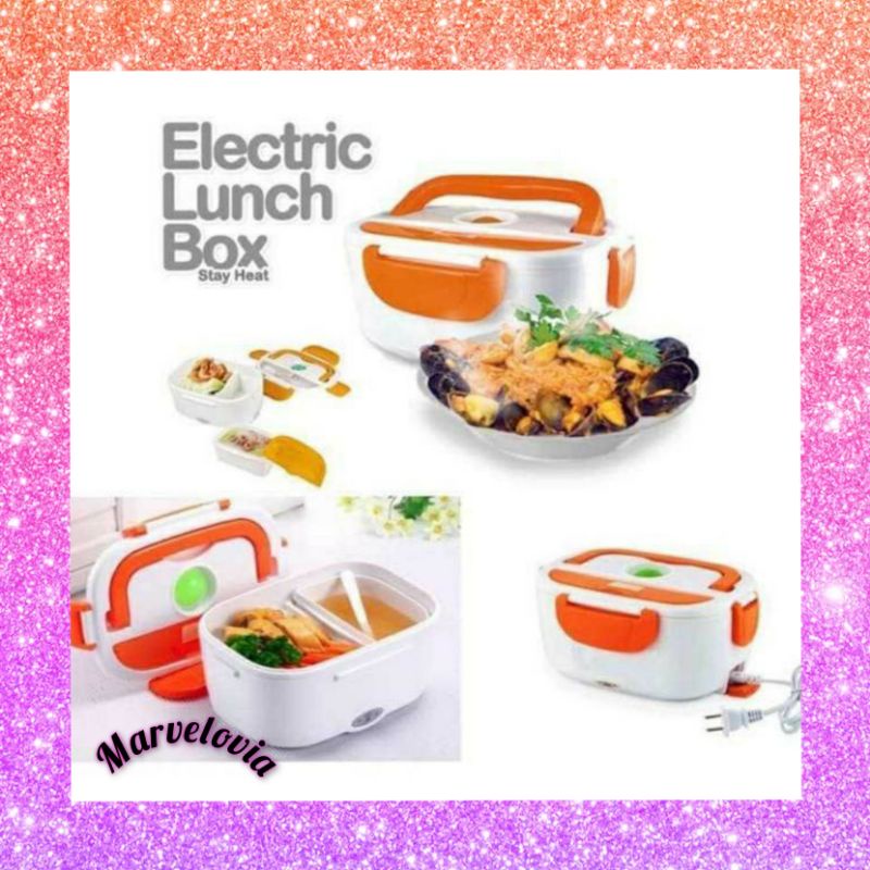 ELECTRIC LUNCH BOX PENGHANGAT MAKANAN KOTAK BEKAL MAKAN LISTRIK