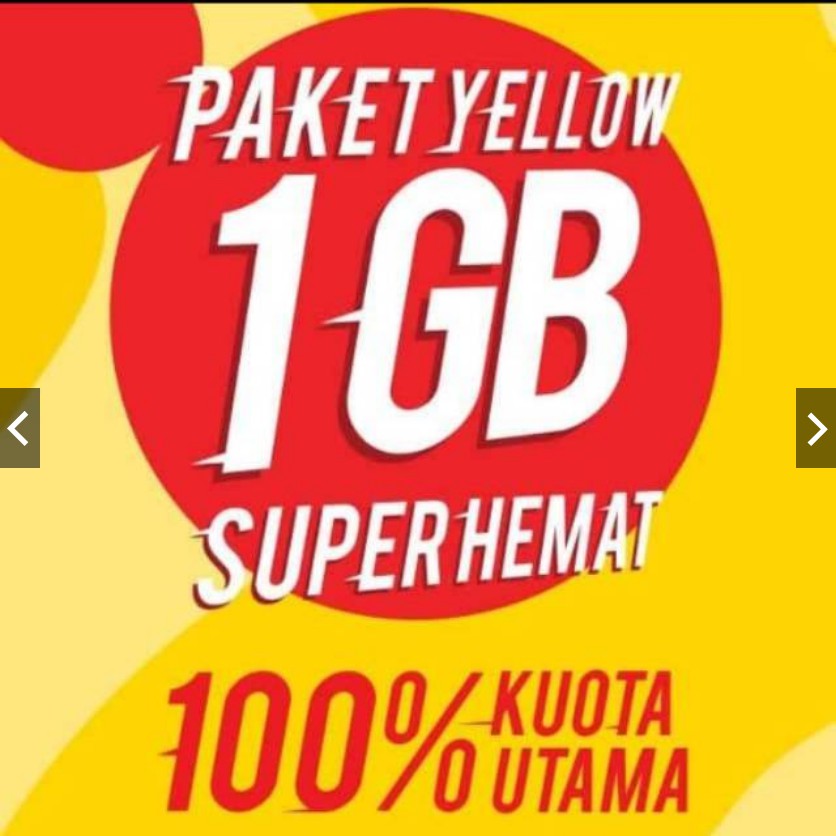 Paket Yellow Indosat 1GB