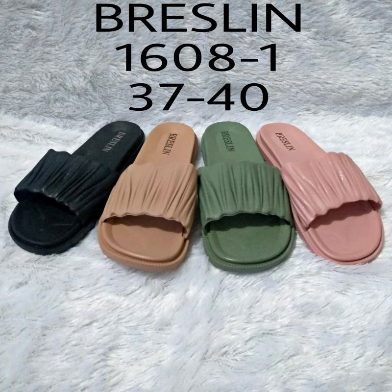 Sandal Selop Wanita Import Jelly Breslin 1608-1