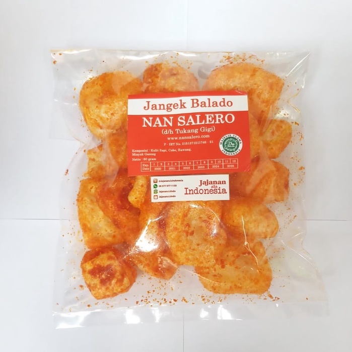 Kerupuk Kulit Jangek balado Nan Salero/Asli padang/camilan/snack