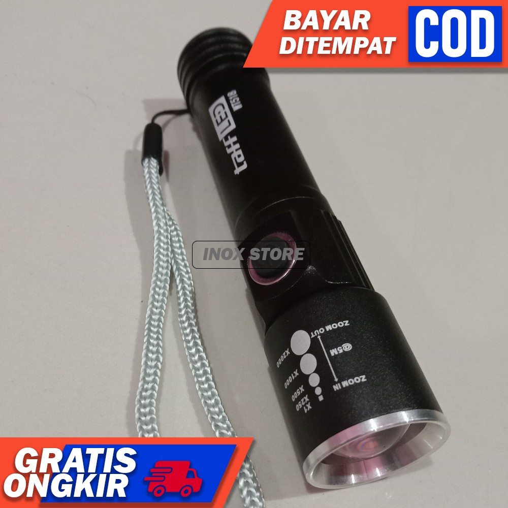 Senter Led Magnetic TERBARU Super Terang benderang Original Lampu Senter Camping Mini Waterproof WT5