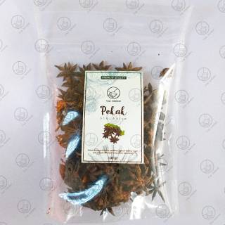 100gr Pekak Bunga Lawang Star Anise Rempah JSR 100 100gr Pekak Bunga Lawang Star Anise Rempah JSR 100