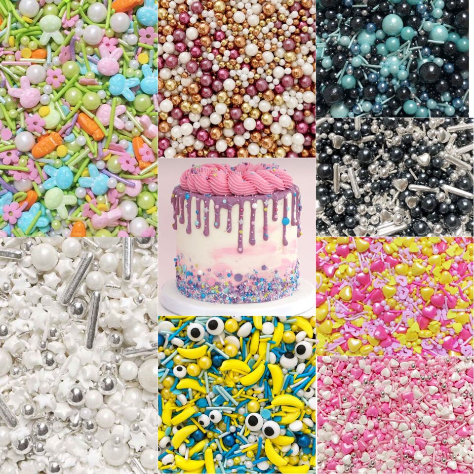 

sprinkle edible 100gr mix series sprinkle kue