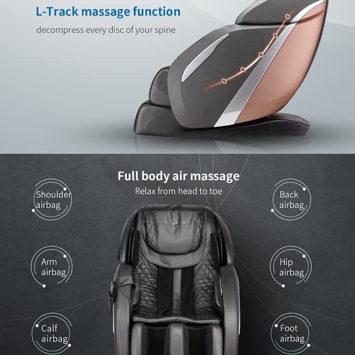 ORIGINAL Massage chair Kursi Pijat Elektrik Rovos R662L ASLI