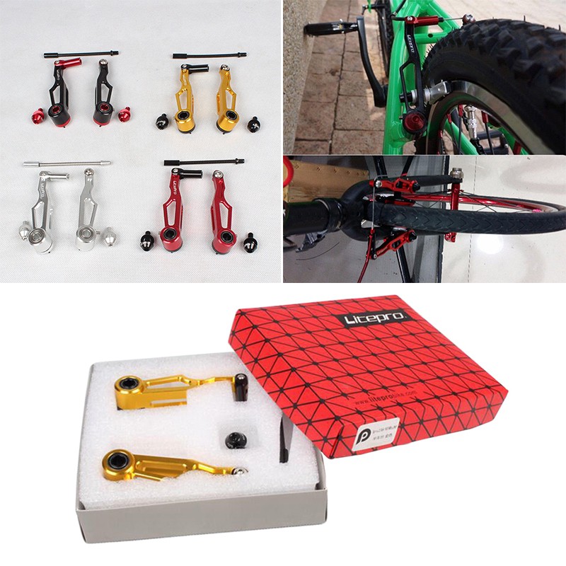 V Brake Rem Sepeda Lipat Folding Bike Brakes LITEPRO Long Arm sepeda lipat seli gowes