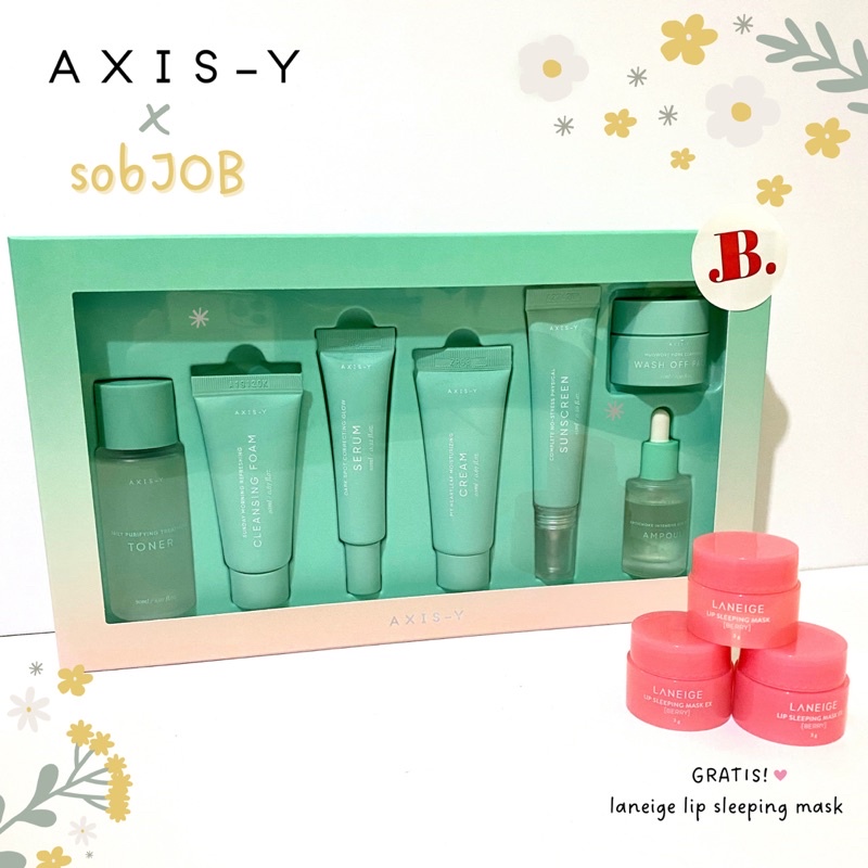 Paket Special Axis-Y X SOBJOB FREE Laneige Lip Sleeping Mask