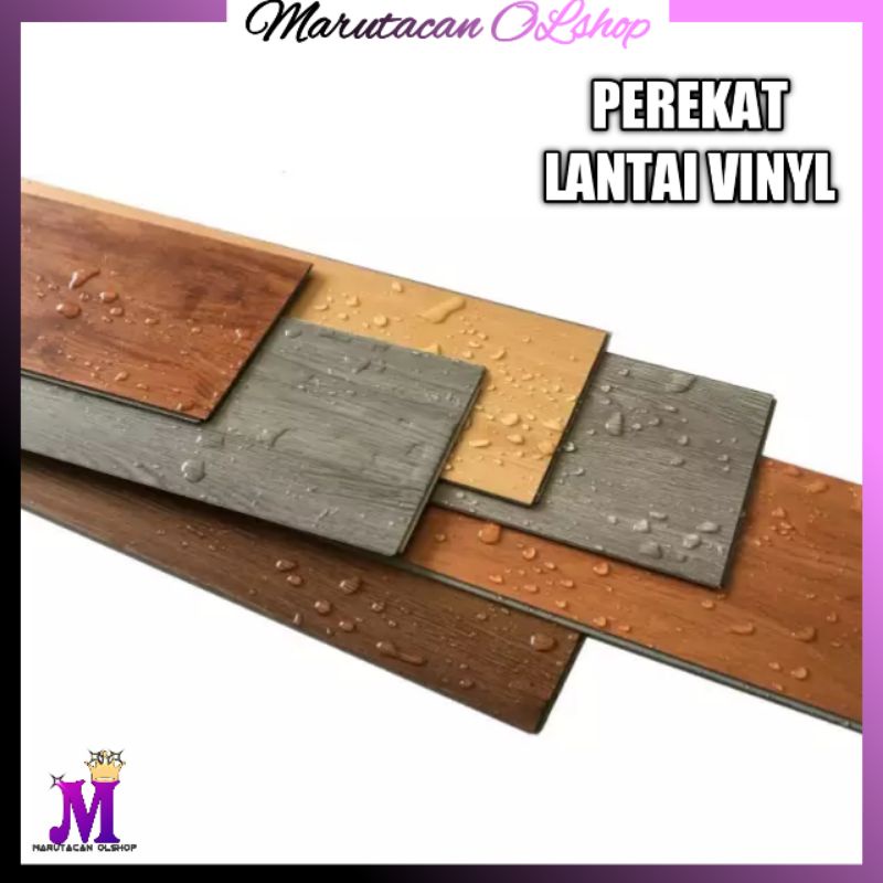 Parket Lantai Vinyl / Vinyl Sticker Motif Kayu