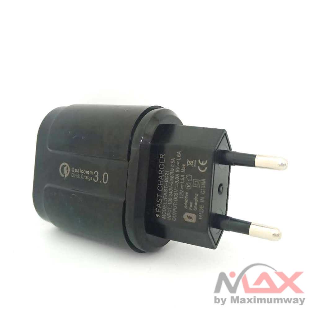 OLAF Charger HP USB 1 Port QC3.0 3A 18W EU Plug Quick Charger Kabel Data Cable Fast android QC 3.0 18W Fast Charger For iPhone 11 XS Max XR X 8 7 6 S SE Plus Huawei Samsung S20 A52 A72 Xiaomi Mobile Phones Quick Charger