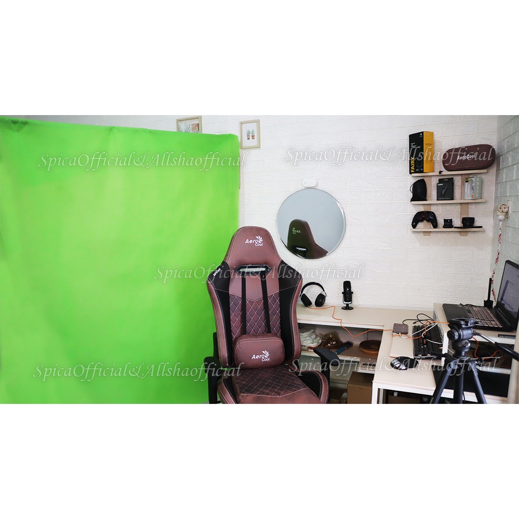 Spunbond meteran / kain spunbond florist / green screen background / kain backdrop / Greenscreen