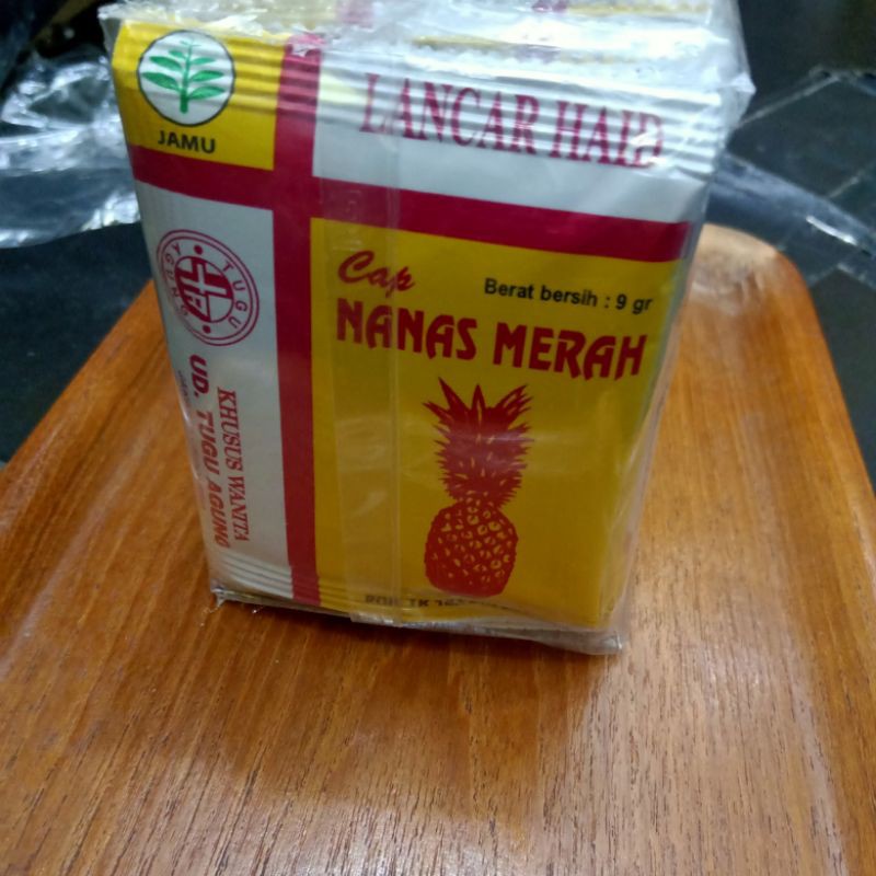 

jamu lanvar haid cap nanas merah isi 10 bungkus