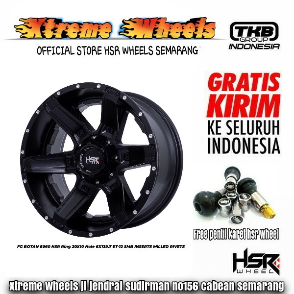 velg racing hsr ring20 untuk pajero fortuner dll velg mobil hsr murah gratis ongkir