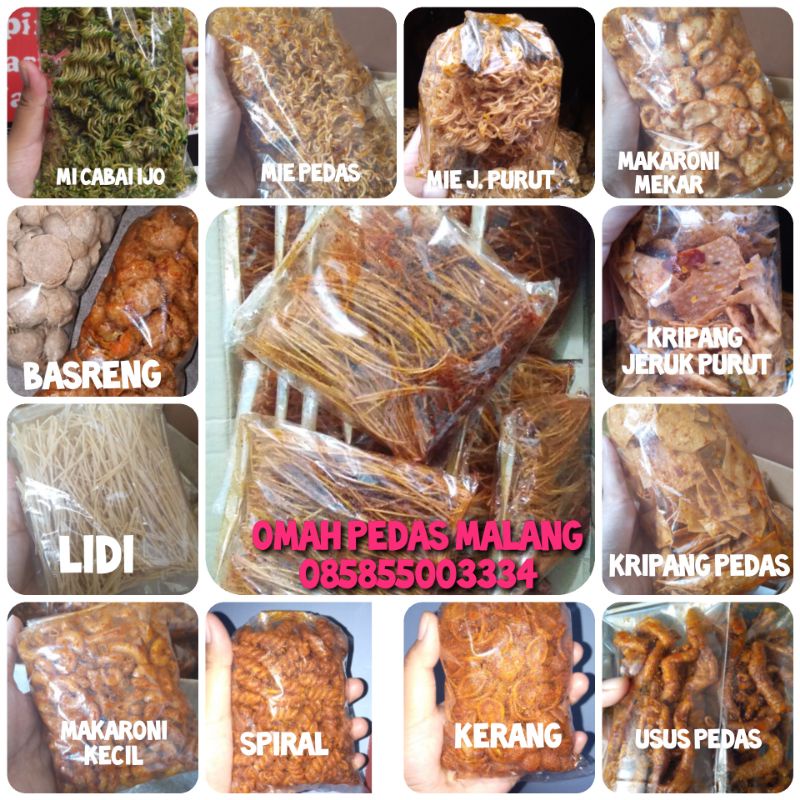 

Aneka snack omah pedas