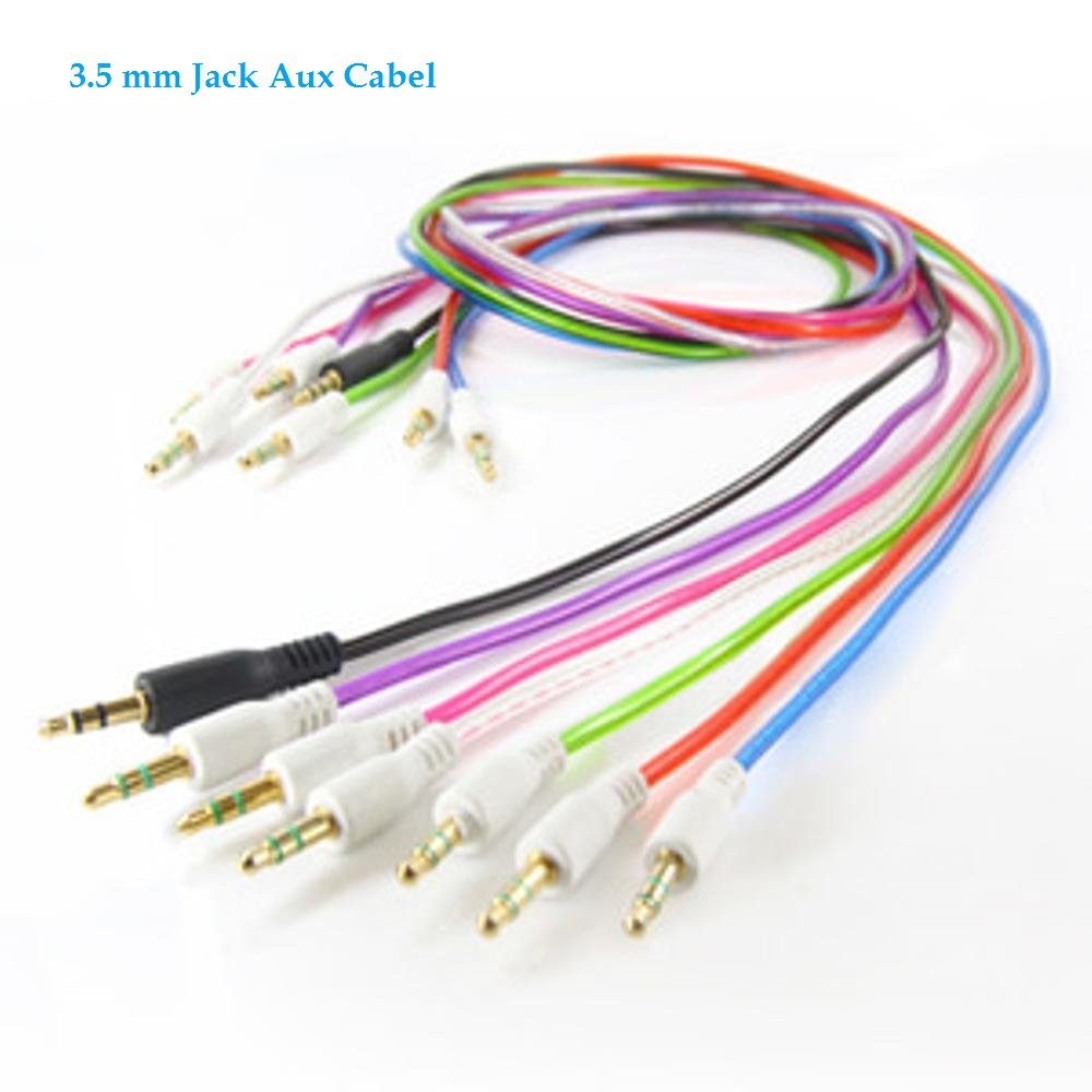 Kabel Aux 3.5mm male to male Aux cable 1M Kabel Aux Audio Jack 1in1