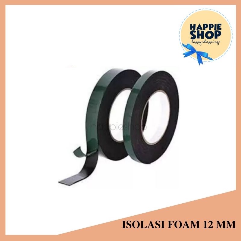 ISOLASI FOAM 12MM Nachi  Busa Lakban Selotip Plakban Isolasi 12mm Solasi 4.5 Meter Murah