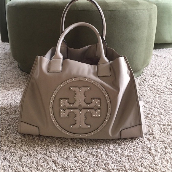 tory burch ella stud mini tote