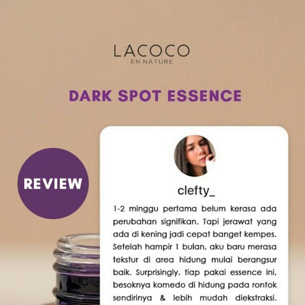 [PROMO SPESIAL] BPOM LACOCO DARK SPOT ESSENCE 12ml Anti Flek Hitam Penghilang Noda Hitam Wajah ORI