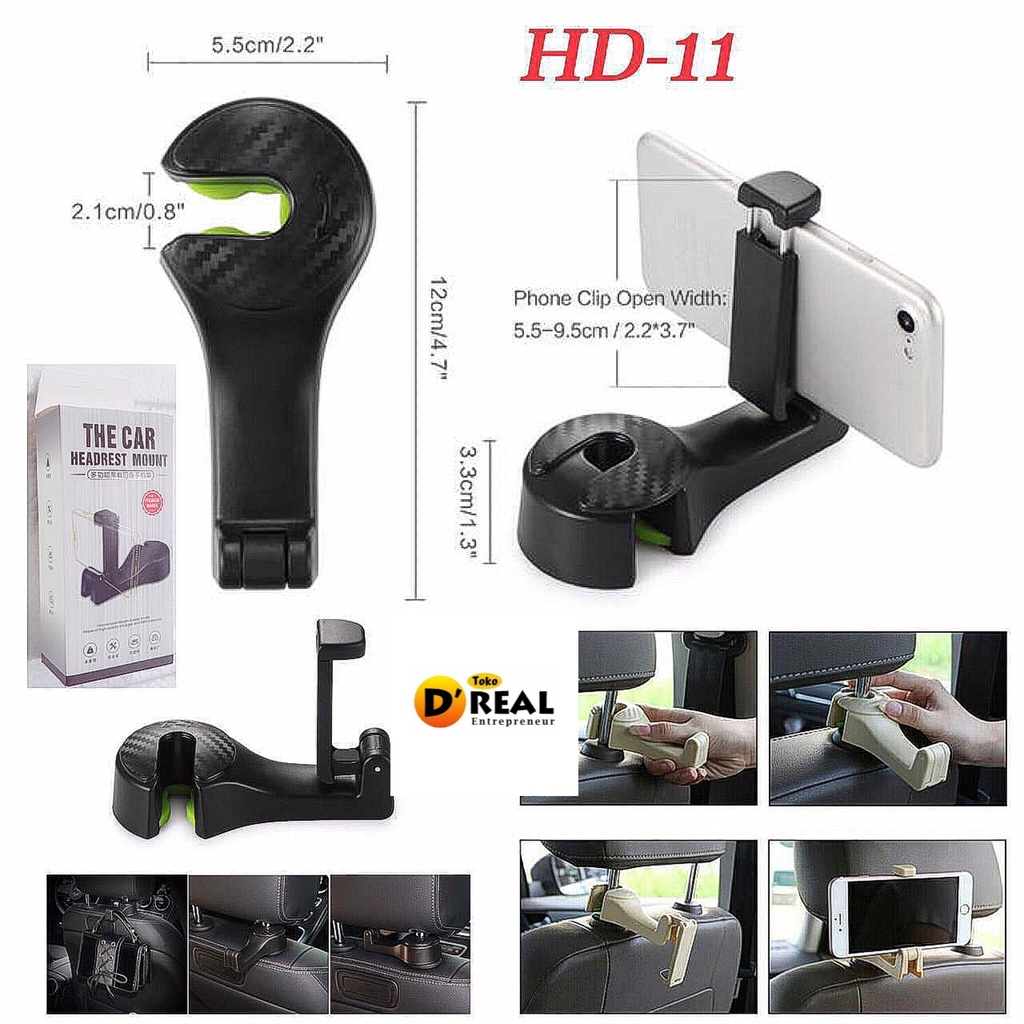 Holder HP Jok Mobil Multifungsi Model Gantungan HD-11