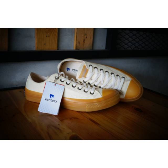 Ventela 70s Gum White High Cut [ Ventela Orginal ]