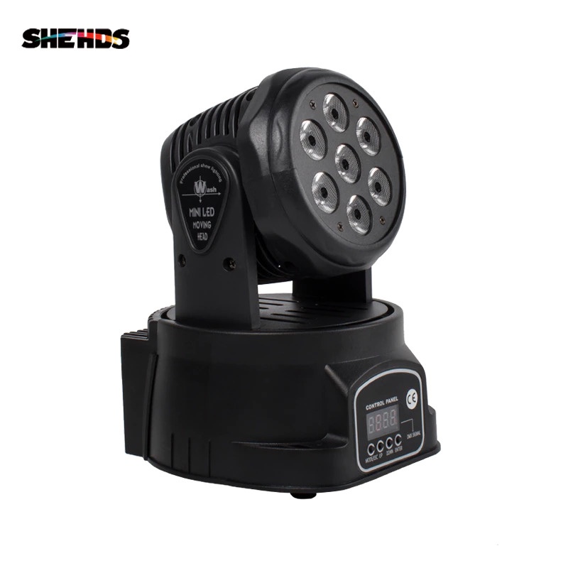 Lampu LED RGB Disco DJ Dance Club Moving Head light 10W - SHE-0718 - Black