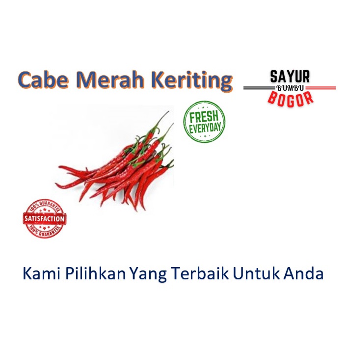 

Cabe Merah Keriting / Cabe Murah / Cabe Segar / Sayur Bumbu