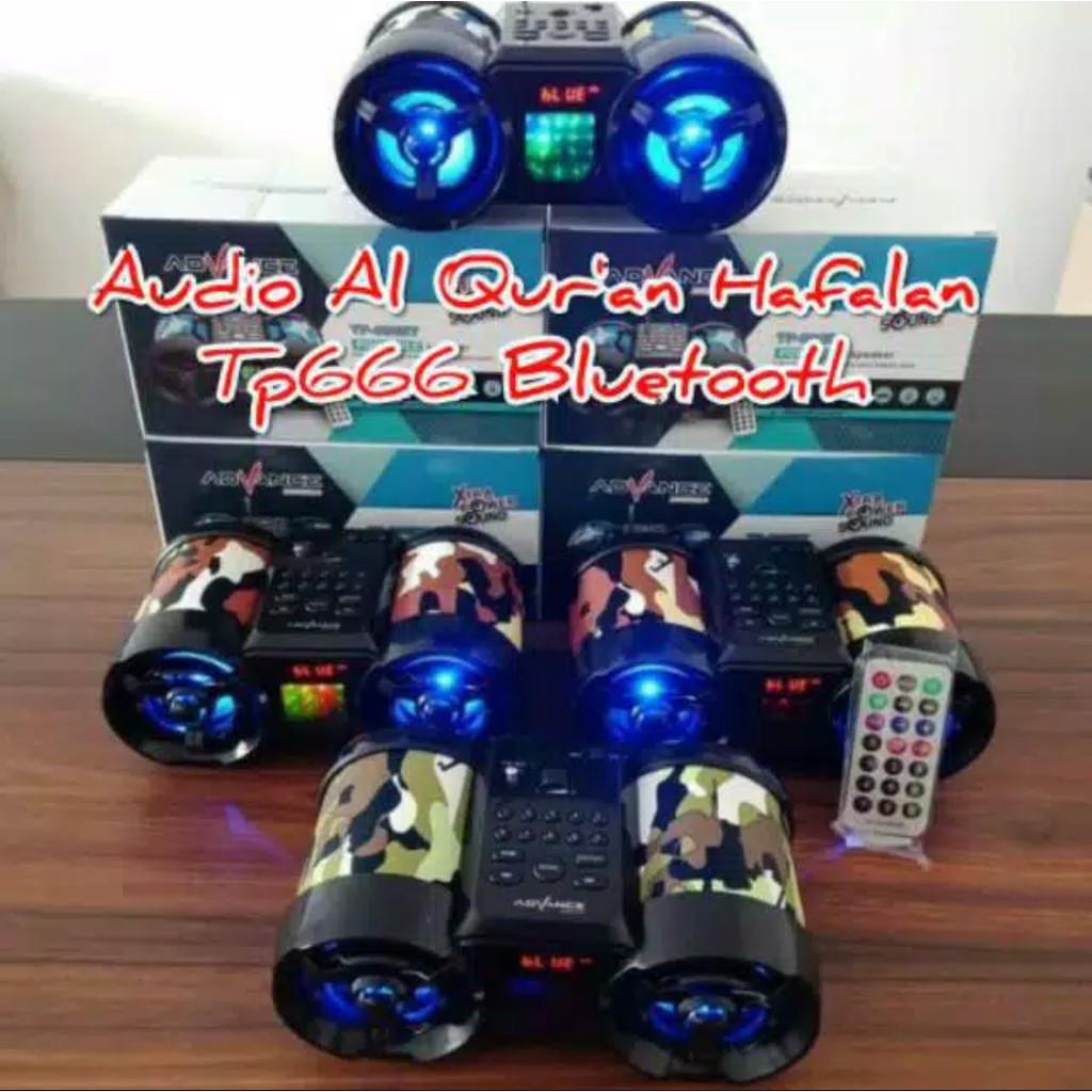 TP 666 BT - Speaker Alquran + Buku Panduan + Memori