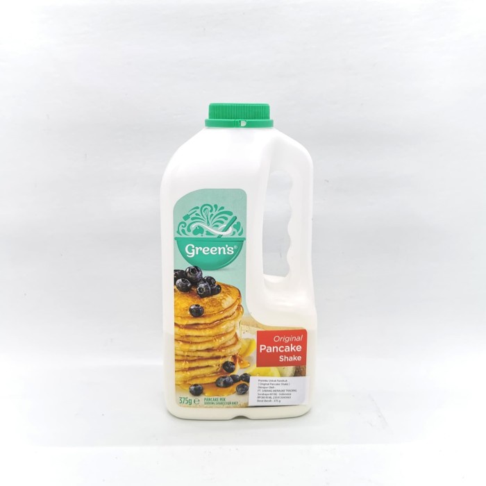 

pakai-siap-tepung-bumbu-tepung- green's pancake shake original 375gr -tepung-bumbu-tepung-siap-