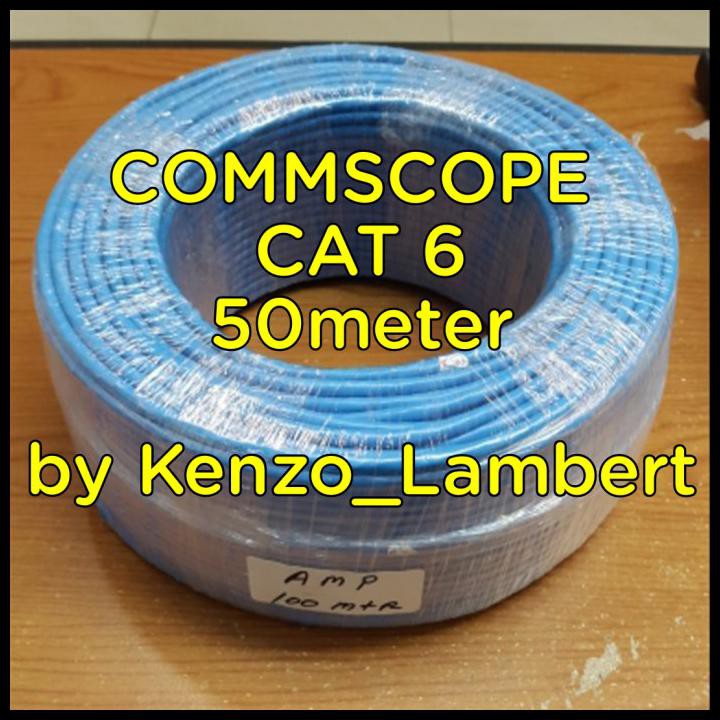 Hesaa_Store | Kabel Lan Utp Cat 6 Commscope 50Meter / Commscope Cat 6 / Commscope