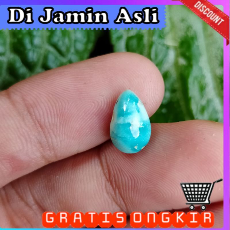 batu biru pirus persia asli natural alam batu cincin bkn akik yakut safir ruby zamrud wulung giok